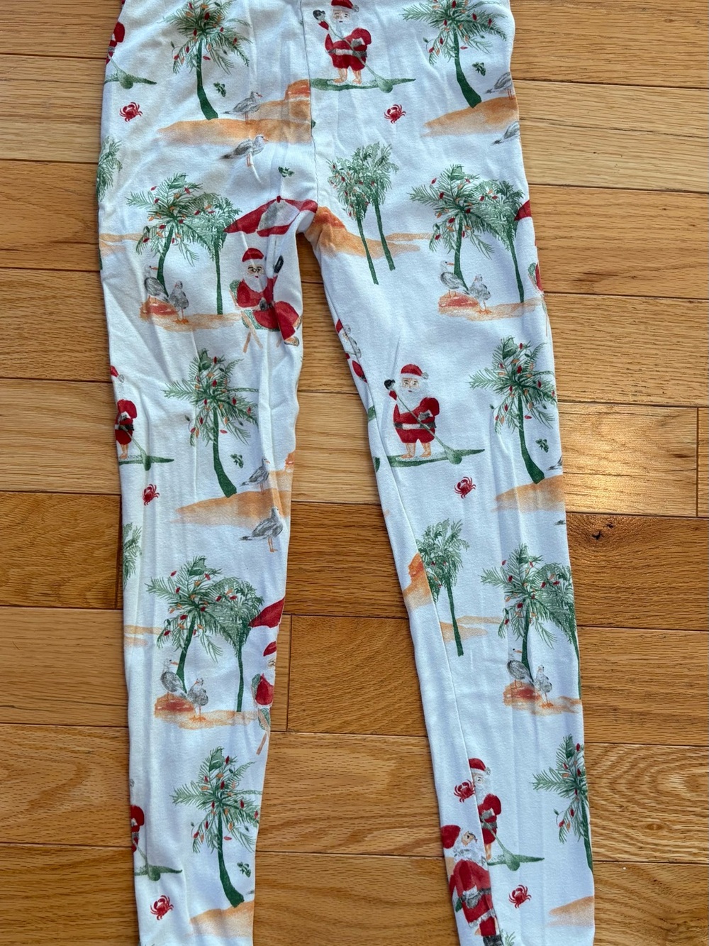 Burt's Bees 2-Piece Pajama Set Unisex Kids 10Y Christmas Santa Holiday - Picture 5 of 7